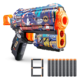 X-Shot: Skins. Бластер Flux Sonic - Sonic Team с 8 стрелами