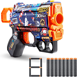 X-Shot: Skins. Бластер Menace Sonic - Sonic Team с 8 стрелами
