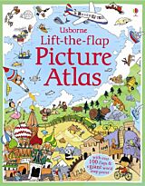 Lift-the-flap Picture Atlas + world map poster