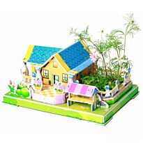 3D пазлы из пенокартона.СТИЛЬНАЯ ВИЛЛА ( 31 дет) ( 27*20*12 см)