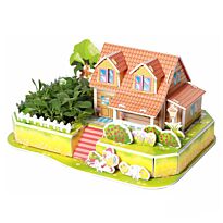 3D пазлы из пенокартона. ЛЮБИМЫЙ САД (22 дет) ( 27,5*19,5*14,5 см)
