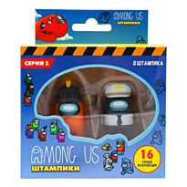 Among Us: Series 2. Набор штампиков 2шт. Рыцарь и Капитан