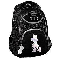 Рюкзак BE UNIQ DISNEY 100 MINNIE  с органайзером, три отделения, мягкая спинка, 40x30x18 см