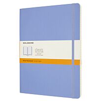 Блокнот Moleskine Classic, 19 х 25 см, в линию, мягкая обложка, гортензия голубая, 192 листа
