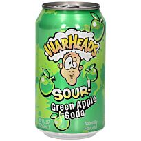 WarHeads Напиток Sour Green Apple Soda 355мл США