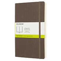 Блокнот Moleskine Classic, 13х21см, нелинованый, мягкая обложка, песочно-коричневый, 192 листа
