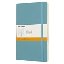 Блокнот Moleskine Classic, 13х21см, в линию, мягкая обложка, голубой риф, 192 листа
