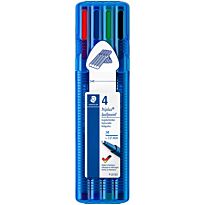 Набор шариковых ручек Staedtler Triplus ball M 4 цвета
