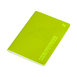 Записная книжка А6 50л. на сшивке BG "Neotone", желтый, фактурное тиснение, блок в точку 80г/м2