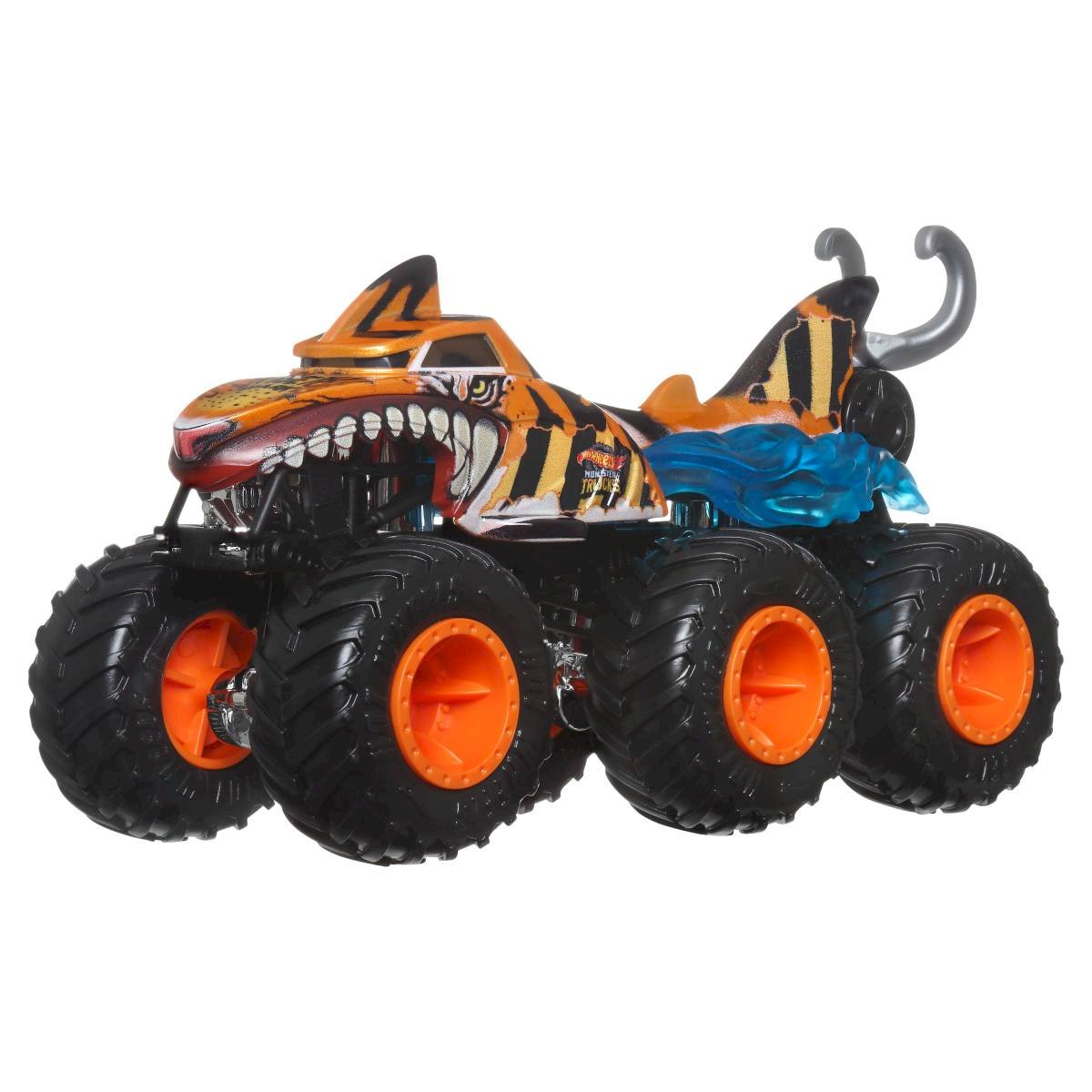 Hot Wheels: Monster Trucks. 1:64 машинка Big Rig - Tiger Shark: купить по  доступной цене в Алматы, Казахстане | Интернет-магазин Marwin 1439019