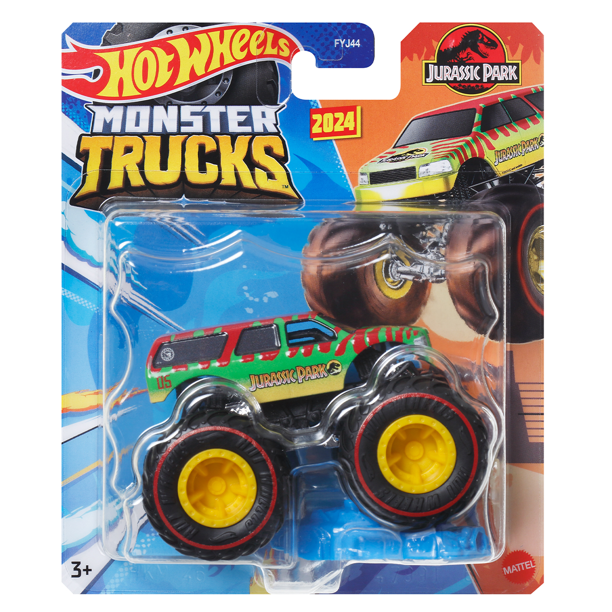 Hot Wheels: Monster Trucks. 1:64 Jurassic Park