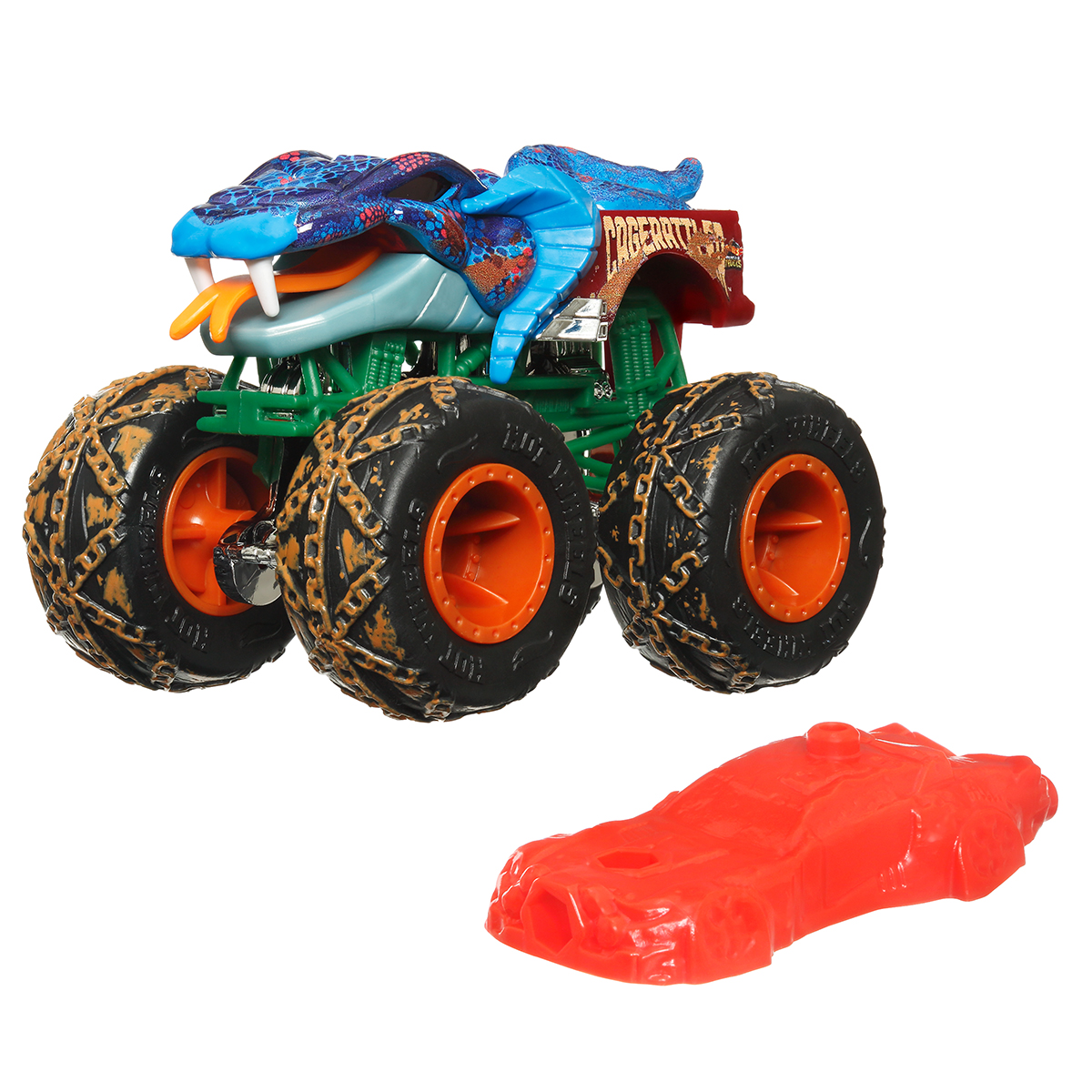 Hot Wheels: Monster Trucks. 1:64 Cagerattler