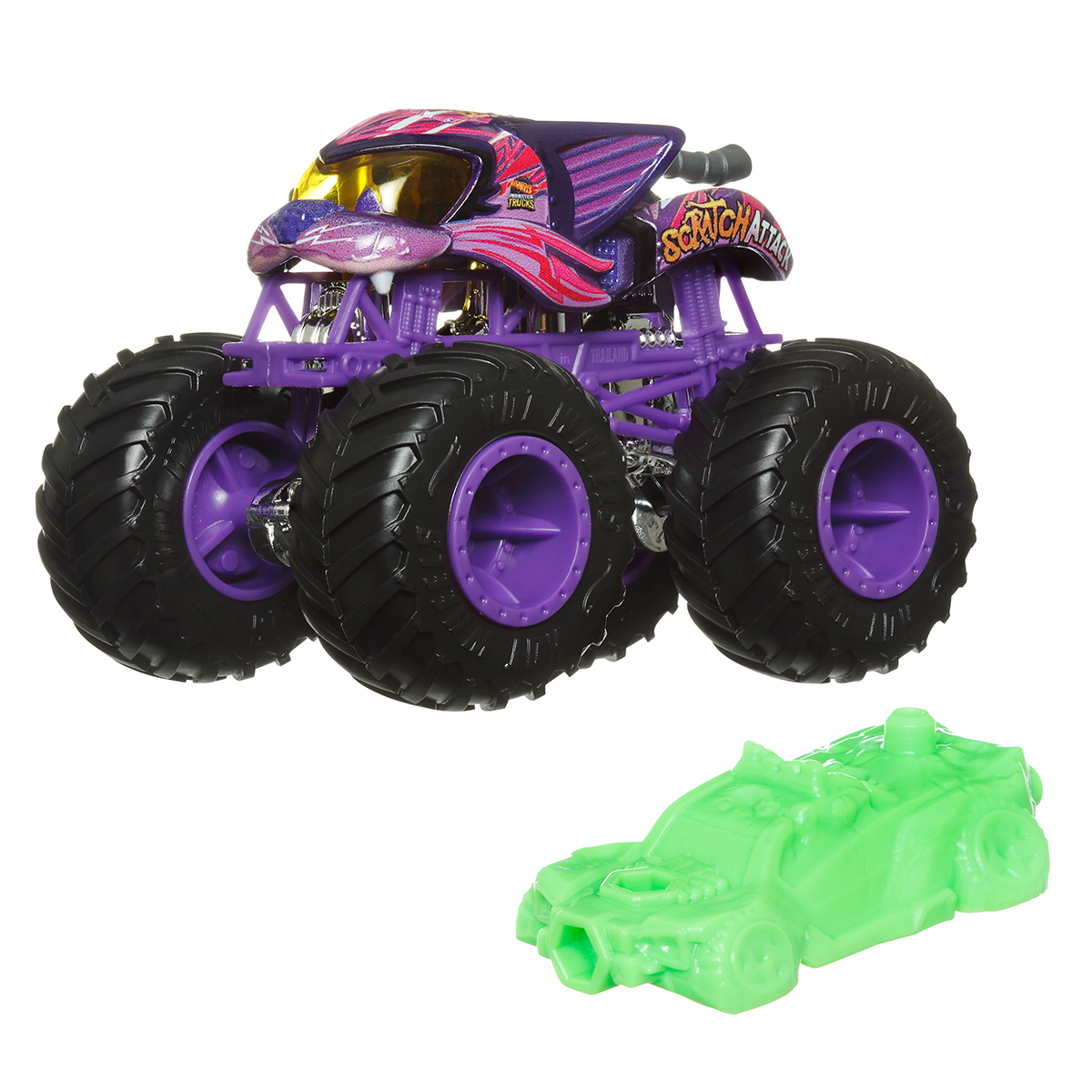 Hot Wheels: Monster Trucks. 1:64 Scratch Attack