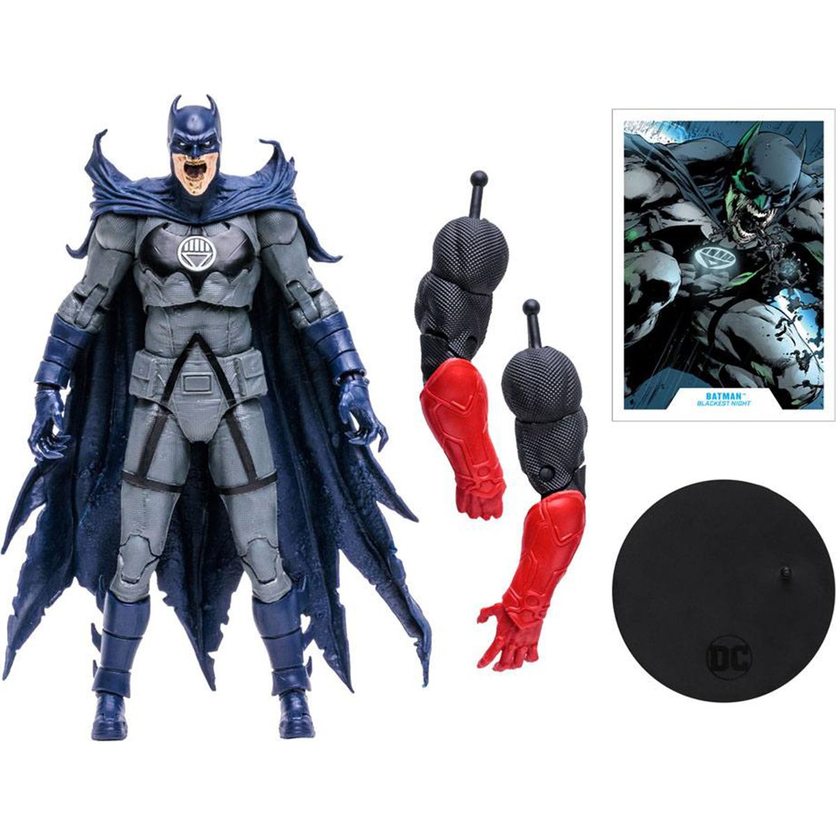 McFarlane: DC Multiverse. Blackest Night. Фигурка Batman 18 см.: купить  игрушечный набор для мальчика по низкой цене в Алматы, Казахстане | Marwin