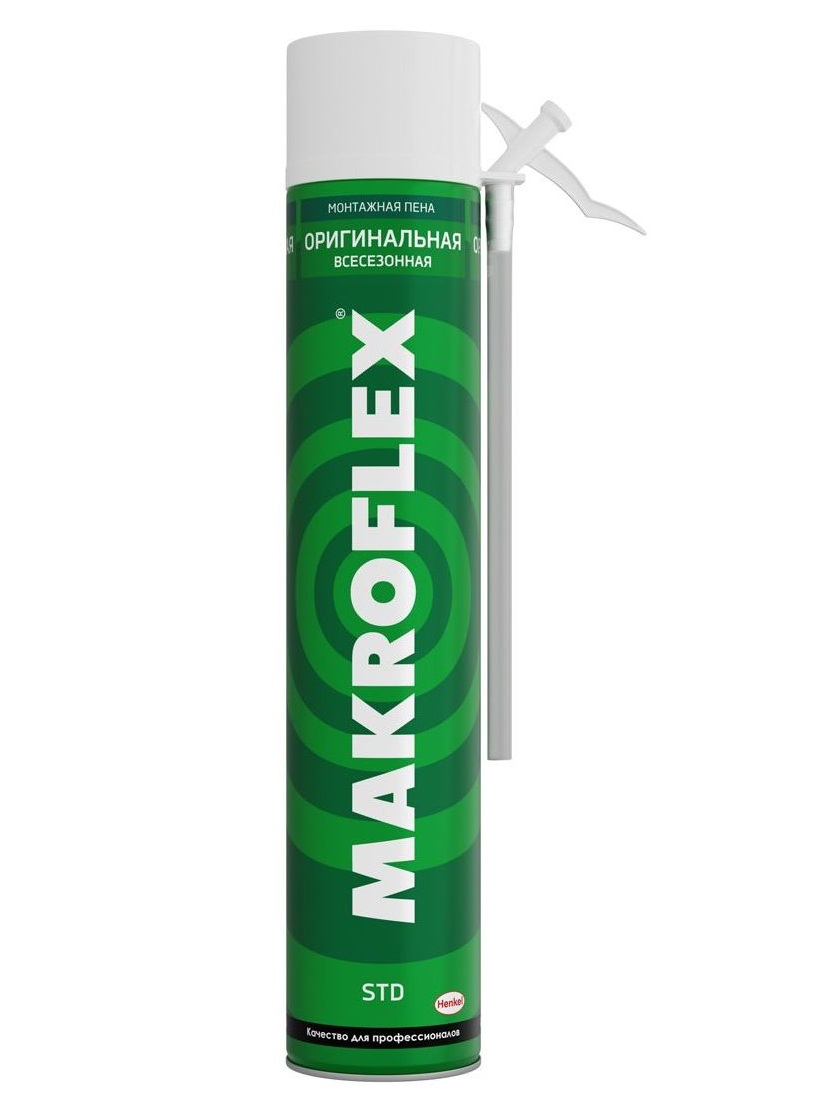 Пена Монтажная Makroflex Оригинальная СТД. Всесезонная 750мл/16.