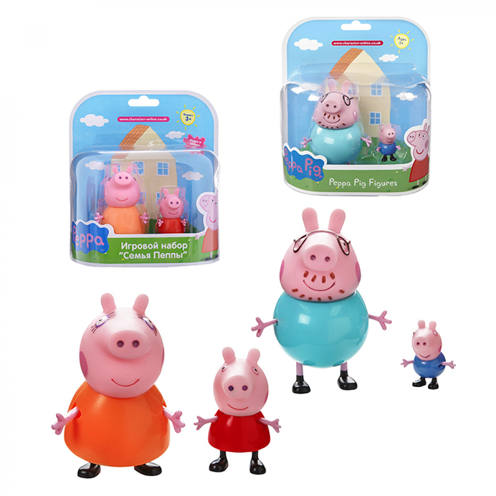 Фотографии семьи свинки пеппы. Игрушки Свинка Peppa semya. Игровой набор Свинка Пеппа "семья Пеппы". Игровой набор "семья свинки Пеппы" 34833. 20837 Игровой набор "семья Пеппы", 2 фиг., в асс. 2 шт..