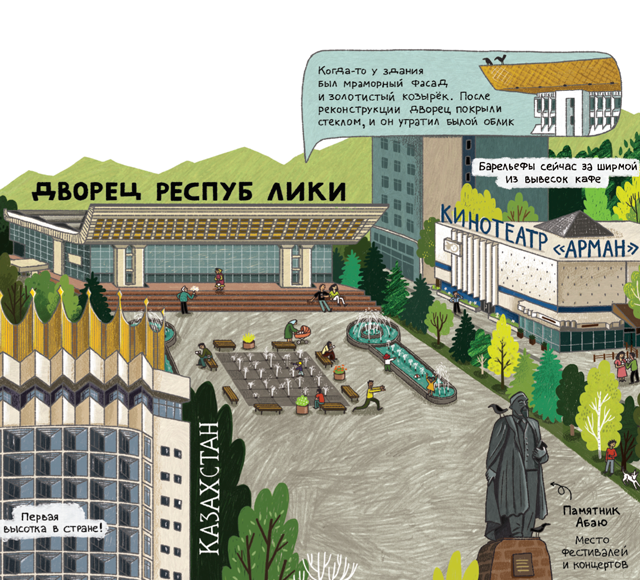 «Сәлем, Алматы!»: первый иллюстрированный путеводитель по городу